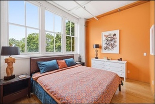 Orange bedroom