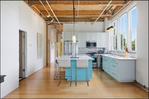 Open loft with kitchen