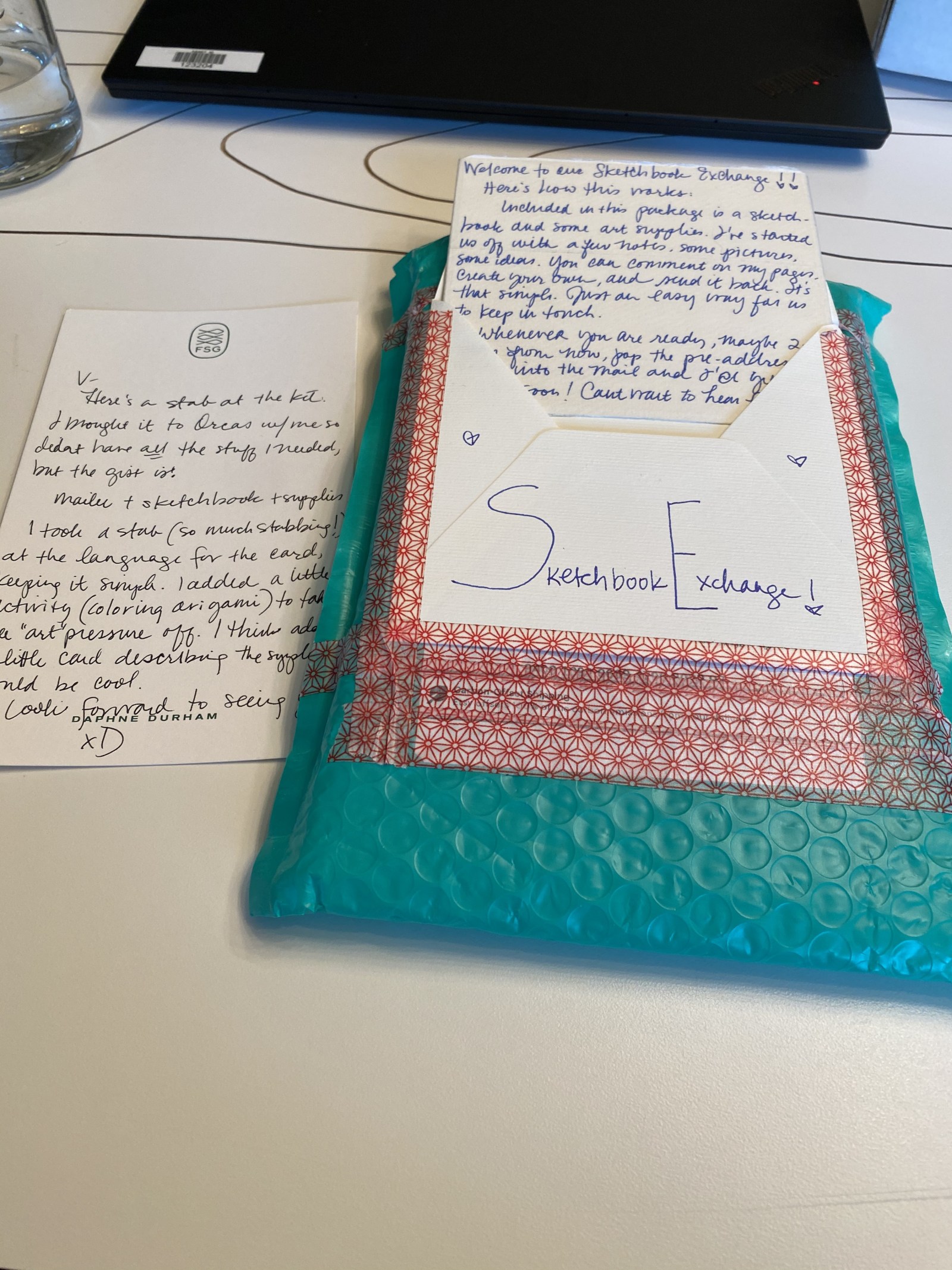 Sketchbook Exchange prototype